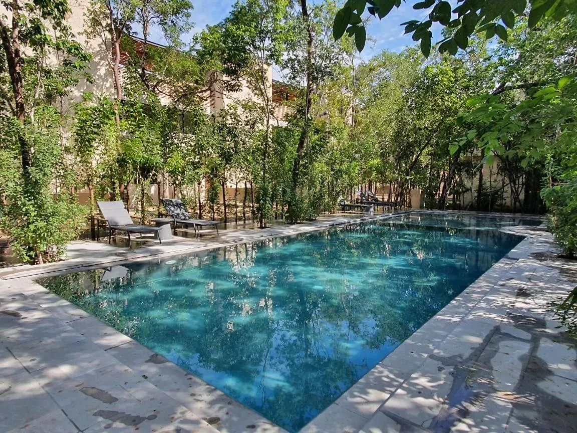 Villa with a private pool Tulum Mexikó